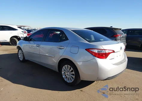 2014 Toyota Corolla Le Plus from USA, damaged, VIN 5YFBURHE5EP157537